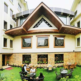 Premium hotel room interior at Hotel CH2 Srinagar